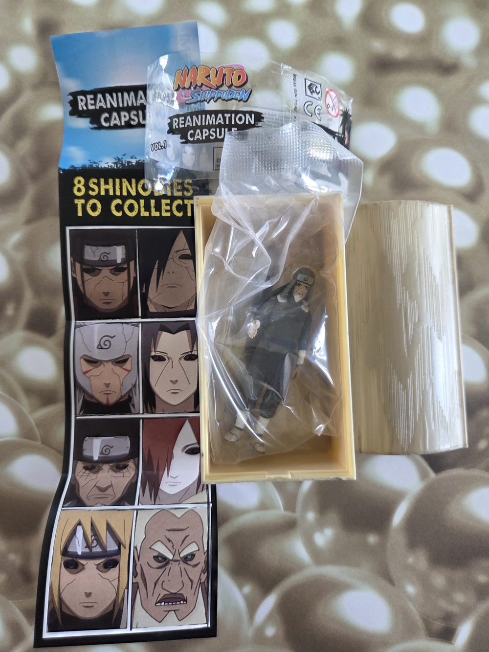 Naruto Shippuden Reanimation Capsule Vol. 1 Hiruzen Sarutobi Third Hokage Figure